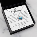 Opal Turtle Necklace - Mom Necklace - To Mom Necklace, Gorgeous Necklace for Mom from Daughter Mother's Day Gift