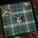 To My Beautiful Soulmate Necklace In Your Eyes I Have Found My Home Clan MacKenzie Dress Modern Tartan Wishbone Dancing Necklace
