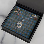 To My Beautiful Soulmate Necklace In Your Eyes I Have Found My Home Clan Cockburn Tartan Rising Phoenix Necklace