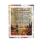 Scotstee Shop - Personalized Gift Letter To My Husband Nice Gift Always Love Him In All My Heart Gift Fleece Blanket