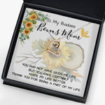 Love Dancing Necklace - Stepmom Necklace, To My Badass Bonus Mom Gift Neckalce, Gift For Stepmom, Stepmother, Second Mom Necklace