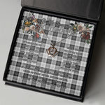 To My Beautiful Soulmate Necklace In Your Eyes I Have Found My Home Clan Erskine Black and White Tartan Crown Pendant Necklace