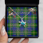 Sea Turtle Necklace To My Beautiful Soulmate Necklace In Your Eyes I Have Found My Home Clan MaiTland Tartan Blue Turtle Necklace, Valentine Necklace Gift for Girlfriend Clan Mitchell Ancient Tartan Sunflower Pendant Necklace, Scottish Tartan Jewelry, valentine necklace, necklace girlfriend, necklace for wife, cute necklaces for girlfriend, jewelry for girlfriend, to my soulmate necklace, to my future wife necklace