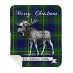 Scotstee Shop Plaid Tartan Blanket With Moose Clan Johnson Plaid Blanket, plaid blanket australia,plaid blanket canada,plaid christmas blanket,plaid fleece sherpa blanket,plaid sherpa blanket canada,plaid sherpa blanket lipstick,plaid sherpa blanket pink,plaid sherpa blanket queen