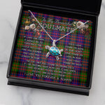 Sea Turtle Necklace To My Beautiful Soulmate Necklace In Your Eyes I Have Found My Home Clan Donaldson Tartan Blue Turtle Necklace