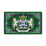 Doormat - Welcome Mat Scottish Duncan Modern Clan Badge Tartan Door Mat, Plaid Doormat