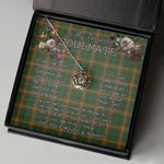 To My Beautiful Soulmate Necklace In Your Eyes I Have Found My Home Clan Chisholm Hunting Tartan Crown Pendant Necklace