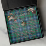 To My Beautiful Soulmate Necklace In Your Eyes I Have Found My Home Clan Urquhart Ancient Tartan Crown Pendant Necklace