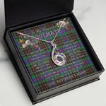 To My Beautiful Soulmate Necklace In Your Eyes I Have Found My Home Clan Brodie Hunting Tartan Rising Phoenix Necklace
