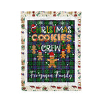 Products Personalized Gift Tartan Plaid Blanket Clan Ferguson of Balquhidder With Christmas Cookie Baking Crew Christmas Gift Blanket, Plaid Blanket, Christmas Fleece Blanket, Christmas Blanket, Tartan Blanket, Scottish Blanket, Scotland Blanket, Family Name Blanket, Custom Blanket, Personalized Blanket