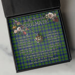 To My Beautiful Soulmate Necklace In Your Eyes I Have Found My Home Clan Dickson Tartan Crown Pendant Necklace