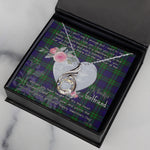 Rising Phoenix Necklace - Valentine Necklace Clan MacKinlay Modern Tartan Gift for Girlfriend, Gift for My Wife Rising Phoenix Necklace