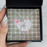 Rising Phoenix Necklace - Valentine Necklace Clan Grant of Auchnarrow Tartan Gift for Girlfriend, Gift for My Wife Rising Phoenix Necklace