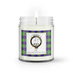 Soy Wax Candle - Buffalo Plaid Candle Clan Crest Badge Colville Tartan Plaid Soy Wax Candle, oil candle, candle handmade, wax candle, soy wax, nature wax, natural soy wax, natural soy candles, natural candle