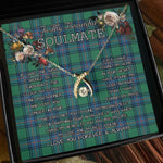 To My Beautiful Soulmate Necklace In Your Eyes I Have Found My Home Clan Shaw Ancient Tartan Wishbone Dancing Necklace