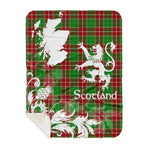 Sherpa Blanket - Tartan Blanket Thistle and Lion Scottish Clan Baxter Modern Plaid Blanket, plaid sherpa blanket queen,purple sherpa blanket,queen sherpa blanket,queen size sherpa blanket,red sherpa blanket,scottish tartan blankets,sherpa blanket,sherpa christmas blanket