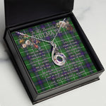 To My Beautiful Soulmate Necklace In Your Eyes I Have Found My Home Clan Donald MacDonald Tartan Rising Phoenix Necklace