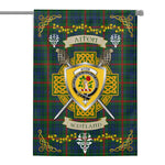 House Flag - Aiton Irish Shield Celtic Cross Tartan Garden Flag St Patrick's Day Garden Flag