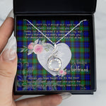 Rising Phoenix Necklace - Valentine Necklace Clan Sempill Tartan Gift for Girlfriend, Gift for My Wife Rising Phoenix Necklace