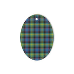 Watson Ancient Tartan Oval Ornaments, Christmas Tree Ornament, Plaid Christmas Ornaments, Ceramic Oval Christmas Tree Decoration, Tartan Oval Ornaments, Christmas Tree Ornament, Plaid Christmas Ornaments, Ceramic Oval Christmas Tree Decoration