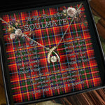 To My Beautiful Soulmate Necklace In Your Eyes I Have Found My Home Clan Denniston Orginal Tartan Wishbone Dancing Necklace