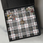 To My Beautiful Soulmate Necklace In Your Eyes I Have Found My Home Clan MacPherson Modern Tartan Crown Pendant Necklace