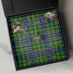 To My Beautiful Soulmate Necklace In Your Eyes I Have Found My Home Clan Rollo Tartan Crown Pendant Necklace