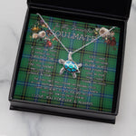 Sea Turtle Necklace To My Beautiful Soulmate Necklace In Your Eyes I Have Found My Home Clan Henderson Tartan Blue Turtle Necklace