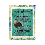 Scotstee Shop - Personalized Gift Letter To My Husband Home Decor Gift For Man Couple Love Fleece Blanket