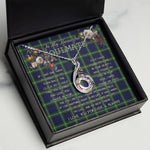 To My Beautiful Soulmate Necklace In Your Eyes I Have Found My Home Clan Lamont Tartan Rising Phoenix Necklace