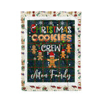 Personalized Gift Tartan Plaid Blanket Clan Aiton With Christmas Cookie Baking Crew Christmas Gift Blanket, Plaid Blanket, Christmas Fleece Blanket, Christmas Blanket, Tartan Blanket, Scottish Blanket, Scotland Blanket, Family Name Blanket, Custom Blanket, Personalized Blanket