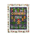 Personalized Gift Tartan Plaid Blanket Clan Strange of Balcaskie With Christmas Cookie Baking Crew Christmas Gift Blanket, Plaid Blanket, Christmas Fleece Blanket, Christmas Blanket, Tartan Blanket, Scottish Blanket, Scotland Blanket, Family Name Blanket, Custom Blanket, Personalized Blanket