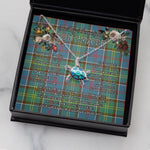 Sea Turtle Necklace To My Beautiful Soulmate Necklace In Your Eyes I Have Found My Home Clan Whitelaw Tartan Blue Turtle Necklace