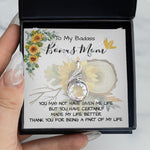 Rising Phoenix Necklace - Stepmom Necklace, To My Badass Bonus Mom Gift Neckalce, Gift For Stepmom, Stepmother, Second Mom Necklace