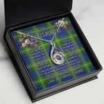 To My Beautiful Soulmate Necklace In Your Eyes I Have Found My Home Clan MaiTland Tartan Rising Phoenix Necklace