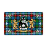 Doormat - Tartan Door Mat The Family Fletcher of Dunan Welcome Mat, Plaid Doormat Scottish