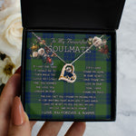 To My Beautiful Soulmate Necklace In Your Eyes I Have Found My Home Clan Montgomery Modern Tartan Forever Love Necklace