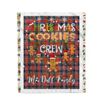 Personalized Gift Tartan Plaid Blanket Clan MacDuff Ancient With Christmas Cookie Baking Crew Christmas Gift Blanket, Plaid Blanket, Christmas Fleece Blanket, Christmas Blanket, Tartan Blanket, Scottish Blanket, Scotland Blanket, Family Name Blanket, Custom Blanket, Personalized Blanket