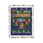 Personalized Gift Tartan Plaid Blanket Clan Strachan With Christmas Cookie Baking Crew Christmas Gift Blanket, Plaid Blanket, Christmas Fleece Blanket, Christmas Blanket, Tartan Blanket, Scottish Blanket, Scotland Blanket, Family Name Blanket, Custom Blanket, Personalized Blanket