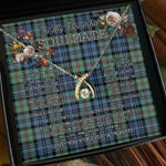 To My Beautiful Soulmate Necklace In Your Eyes I Have Found My Home Clan MacKinlay Ancient Tartan Wishbone Dancing Necklace