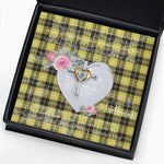 Gift For My Beautiful Girlfriend Necklace Valentine Necklace Clan Barclay Dress Modern Tartan Cross Dancing Necklace Scottish Tartan Jewelry