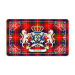 Doormat - Welcome Mat Scottish Fraser Modern Tartan Door Mat, Plaid Doormat