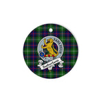 Scotstee Shop - Sutherland Scottish Clan Badge Plaid Ornament Gift. Christmas Tree Ornament Sutherland Clan Tartan Ornament Great Christmas Ornaments Gift