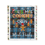 Fleece Blanket - Personalized Gift Tartan Plaid Blanket Clan Maule Ancient With Christmas Cookie Baking Crew Christmas Gift Fleece Blanket