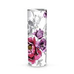 Sugar Skull Tumbler Pink Peony, Violet Tulips Flowers And Silver Gray Skulls Dead Halloween Sugar Skull Tumbler - Scotstee Shop