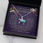 Sea Turtle Necklace To My Beautiful Soulmate Necklace In Your Eyes I Have Found My Home Clan Horsburgh Tartan Blue Turtle Necklace