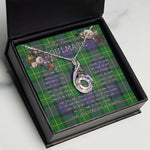 To My Beautiful Soulmate Necklace In Your Eyes I Have Found My Home Clan Tait Tartan Rising Phoenix Necklace