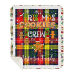 Personalized Gift Tartan Plaid Blanket Clan Masterton Bcn With Christmas Cookie Baking Crew Christmas Gift Sherpa Blanket, tartan sherpa blanket,buffalo plaid sherpa blanket,christmas sherpa blanket,Christmas Throw Blanket,green plaid sherpa blanket,green sherpa blanket