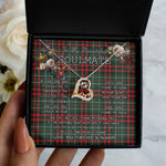 To My Beautiful Soulmate Necklace In Your Eyes I Have Found My Home Clan MacDiarmid Tartan Forever Love Necklace