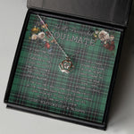 To My Beautiful Soulmate Necklace In Your Eyes I Have Found My Home Clan MacLean Tartan Crown Pendant Necklace